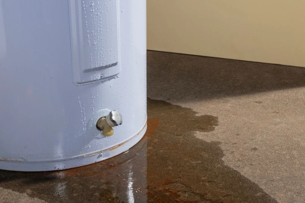 leaking water heater